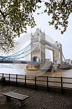 River Thames and Tower Bridge in London