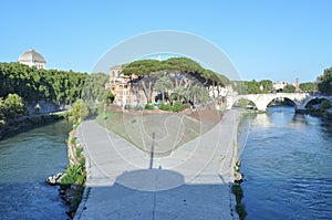 River Tiber in Rome