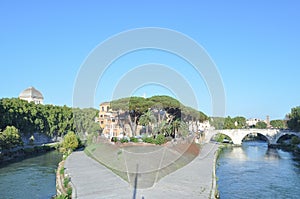 River Tiber in Rome