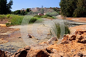 River Tinto in Niebla (Huelva) photo