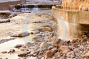 River in Todgha Gorge. Morocco