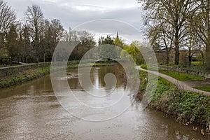 River Tone in Taunton, Somerset