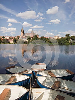 River Tormes Salamanca Cathedral View, Spain