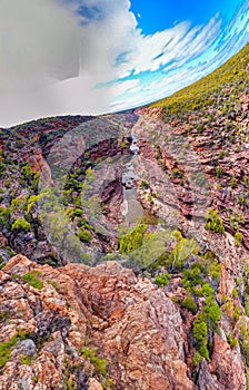 River trail to Murchison River in Kalbarri National Park, Western Australia