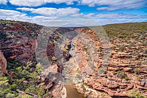 River trail to Murchison River in Kalbarri National Park, Western Australia