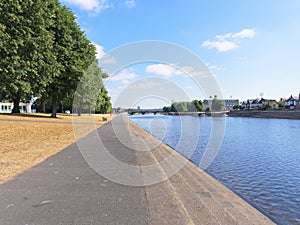 The River Trent along the Victoria Embankment, Nottingham