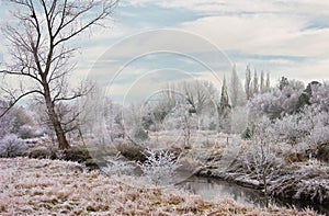 River Trent in Winter photo