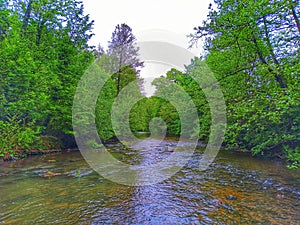 River Ukrina. Tesli?, Bosnia and Herzegovina.