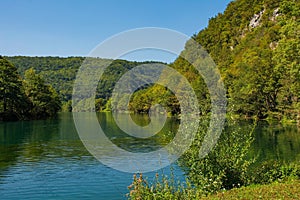 River Una Near Lohovo in Bosnia