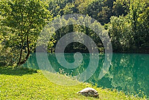 River Una Near Lohovo in Bosnia