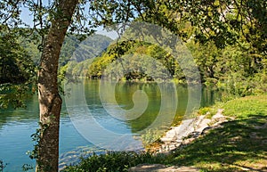 River Una Near Lohovo in Bosnia