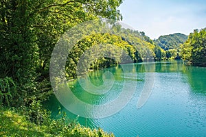 River Una Near Orasac in Bosnia