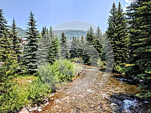 River in Vail Colorado photo