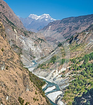 River valley in Himalaya