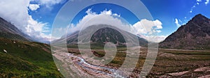 River valley in Tien-Shan Mountains, Kazakhstan