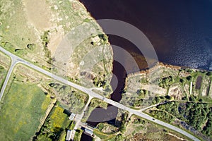 River Vecberze and river Lielupe, Latvia.