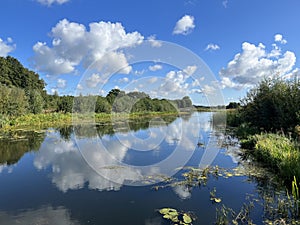 The river vecht around Vilsteren