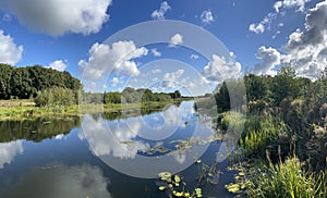 The river vecht around Vilsteren