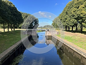 The river vecht around Vilsteren