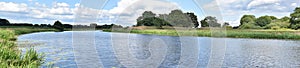 Panorama river Vecht and Bruchteveld Netherlands photo