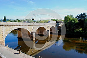 River Vezere bridge photo