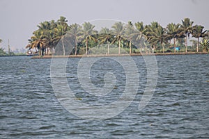 River view in Alleppey, Kerala