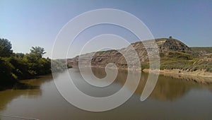 River view in Drumheller