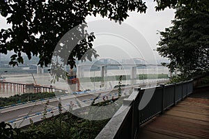 River view of Shancheng footpath, Yuzhong District