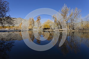 River view in Sinkiang, China photo