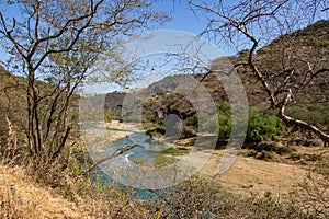 River view Wadi Darbat near Salalah photo
