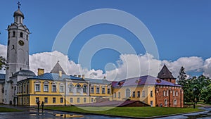 The river Volkhov and the Novgorod Kremlin, Russia