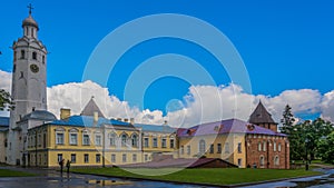 The river Volkhov and the Novgorod Kremlin, Russia