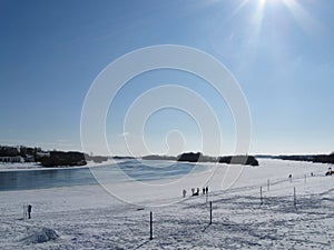 River Volkhov winter