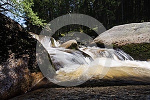 River Vydra in Czech Mountains