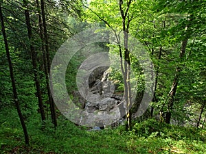 River Walchen near Sylvenstein lake