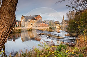 River Wansbeck Weir in Morpeth photo