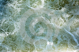 River water bubbles surface background