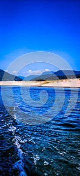 River water and hill