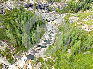 River with waterfall