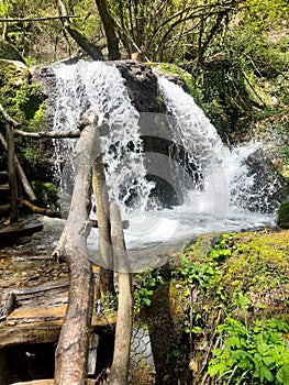 The river waterfall in Mollopolc ,Shtime,Kosova