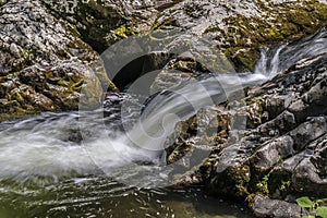 River Waterfall in the Smoky Mountains