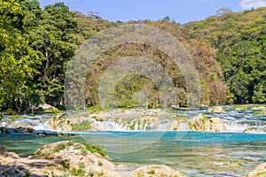 River at Cascada Tamul - Waterfall at Tamul photo