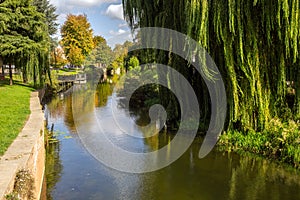 River Welland in Spalding, Lincolnshire, East of England photo