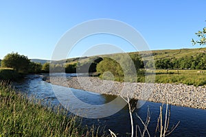 River Wharfe Conistone at dusk