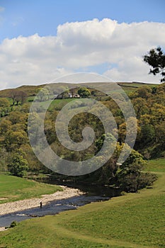 River Wharfe, Wharfedale, Yorkshire, UK photo