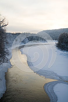 River winter