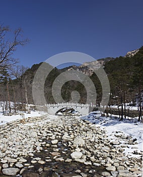 River in winter