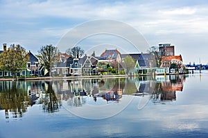 River Zaan Zaanse Schans Village Holland Netherlands photo