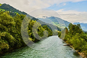 River Ziller in Zillertal valley