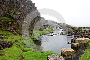 River in Ãžingvellir National Park